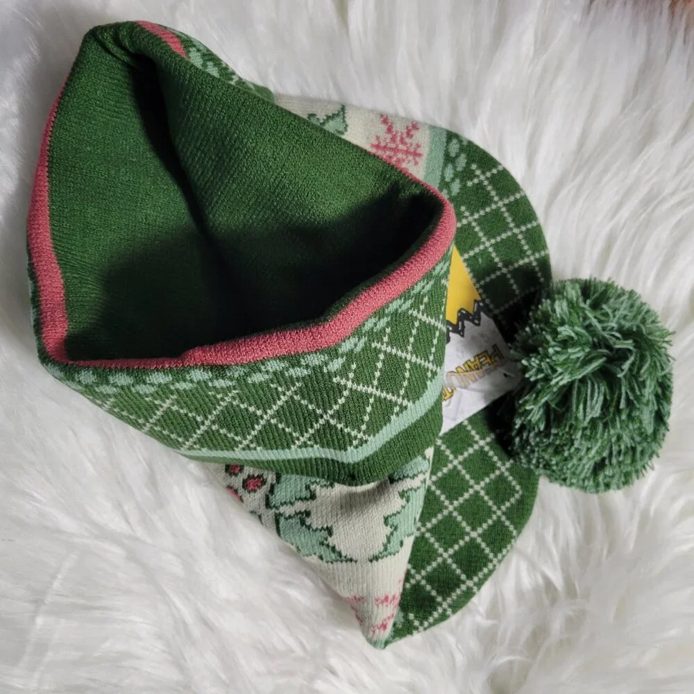 Peanuts Snoopy PomPom Beanie Winter Hat